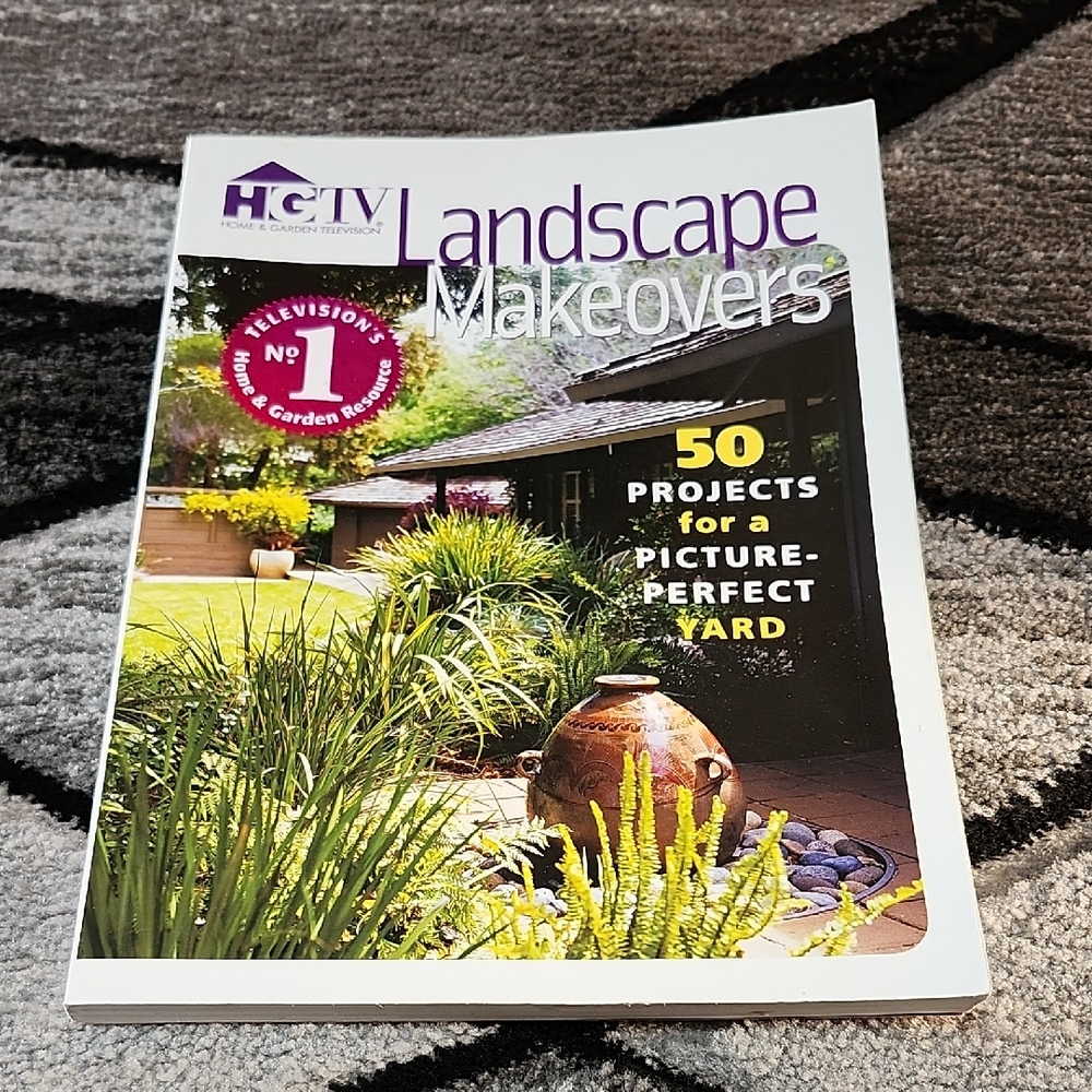 HGTV LANDSCAPES MAKEOVERS 50 PROJECTS FOR PICTURE-PERFECT YARD PAPERBACK BOOK